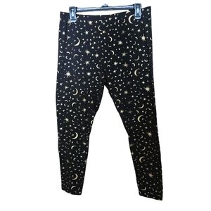 Black and Gold  Moon and Stars leggings.